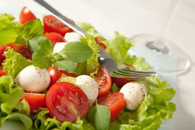vegetable salad for the dukan diet