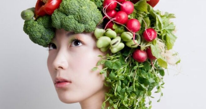 vegetables and herbs Japanese diet products for weight loss