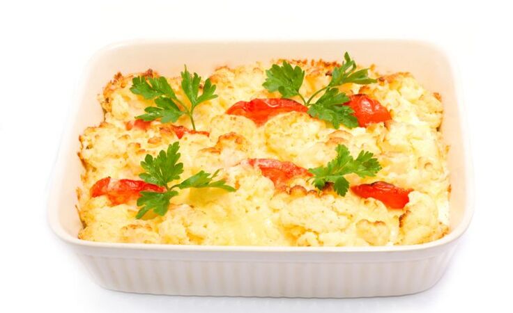 Casserole with vegetables - a healthy dish for the storage of uric acid salts in the body